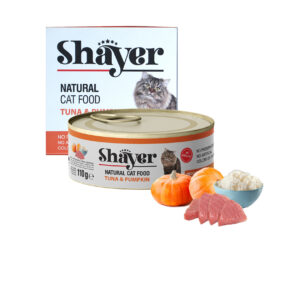 نچرال- کنسرو تن و کدو حلوایی در سس گوشت گربه 110 گرمی(نارنجی)