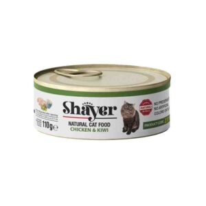 نچرال - كنسرو مرغ و كيوي در ژل گربه 110 گرمي shayer