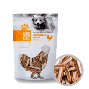 تشویقی سگ مدل ساندویچ کوچک مرغ 100گرمی