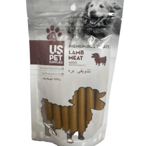 تشویقی سگ مدل سوسیسی نرم حاوی گوشت بره  100 گرمی