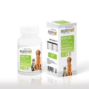 مکمل کاهش وزن سگ و گربه یوروپت Europet weight loss supplement