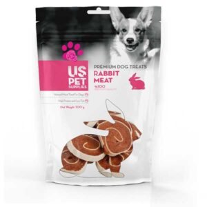 تشویقی سگ خرگوش مدل سوشی 100گرمی us pet