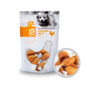 تشویقی ران مرغ باربیکیو 100 گرمی us pet