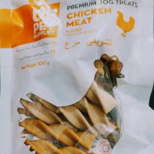 تشویقی سگ پیچ خورده گوشت و شیر  بسته 100گرمی us pet