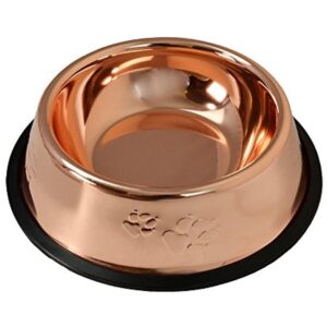 ظرف استيل  سايز 16 رزگلد لوگو