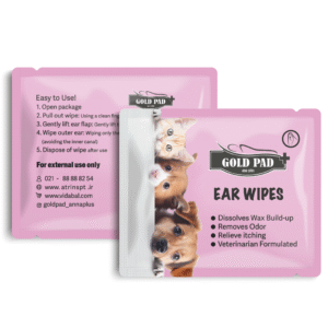 پد دستمال مرطوب ساشه ای گوش  100عددی