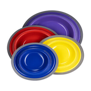 ظرف آب و غذا فلزی رنگی zarix  large