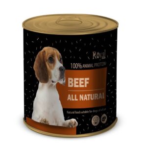 کنسرو پته با طعم گوشت مخصوص سگ 800گرم رویال کوکو