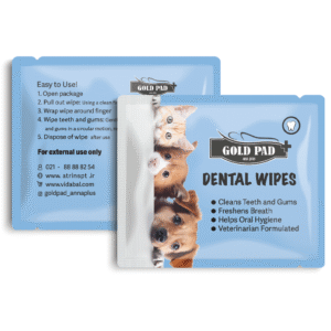 پد دستمال مرطوب ساشه ای دندان  100عددی