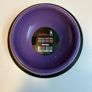 ظرف آب و غذا فلزی فن پت سایز 2