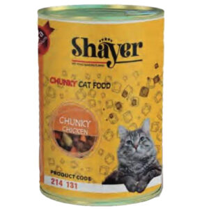 چانک مرغ با سس کدو حلوایی گربه 400گرمی  shayer