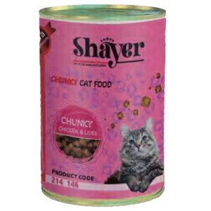 چانک مرغ و جگر با سس جگر گربه 400 گرمی shayer