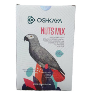 غذا پرنده طوطي هاي بزرگ 750 گرمي اوشكايا