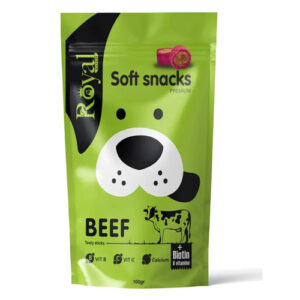 تشويقي اسنك نرم مخصوص سگ طعم گوشت Royal coco
